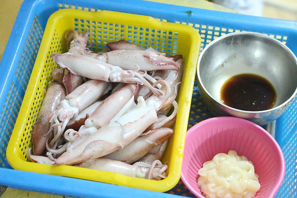 歐船長夜釣小管