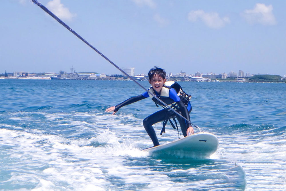 SUP立槳+衝浪板滑水