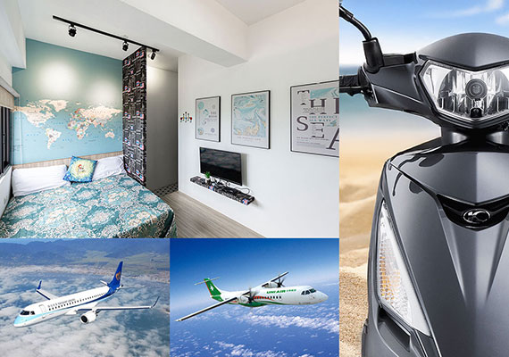 三天二夜.澎湖高雄來回機票+旅宿+機車.自由行方案(立榮航空.華信航空)